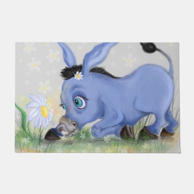 Donkey und Daisy Funny Doormat Fußmatte (Vorderseite)