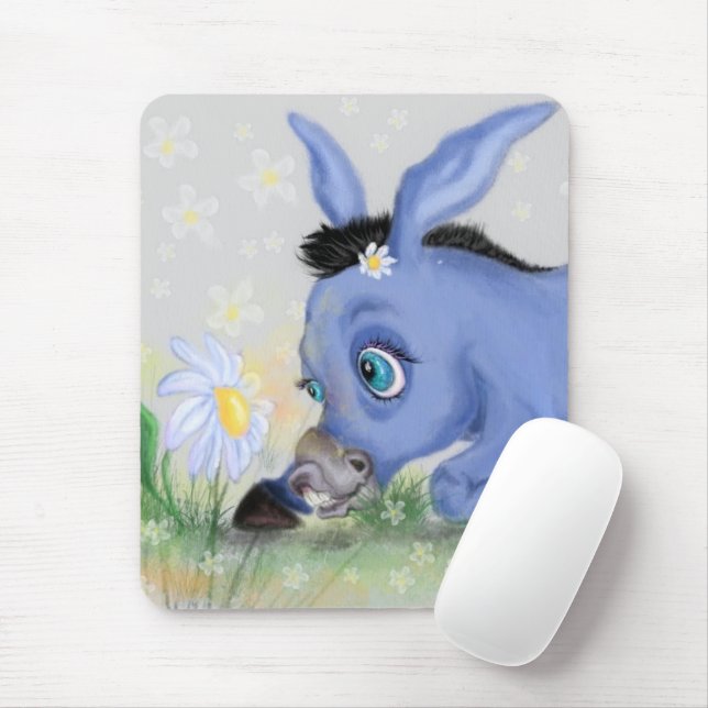 Donkey und Daisy Mouse Pad Mousepad (Mit Mouse)