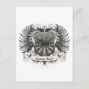 Donkey-Wappen Postkarte