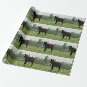 Donkey Wrapping Papier Geschenkpapier