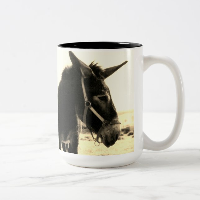 Donkey Zweifarbige Tasse (Rechts)