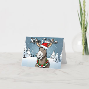 Donkeys Frohe Weihnachten