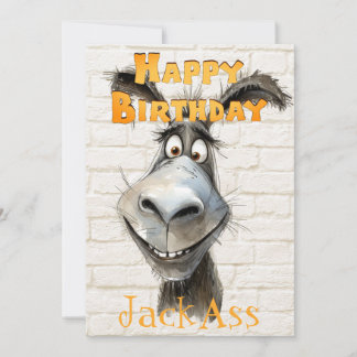 Donkey's Funny Birthday Feiertagskarte