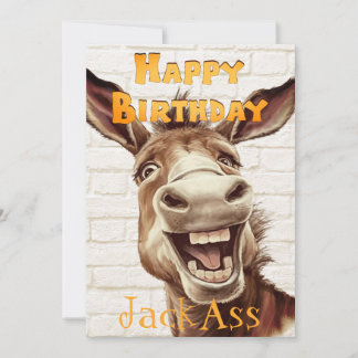 Donkey's Funny Birthday Feiertagskarte