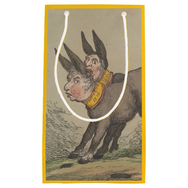 Donkeys - Geschenktasche Kleine Geschenktüte (Vorderseite)