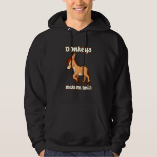 Donkeys lächeln Niedlich Mule Hoodie