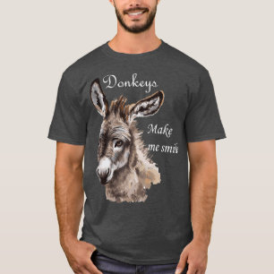 Donkeys machen mich Niedlich lächeln Miniatur Don T-Shirt