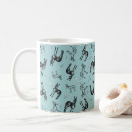 Donkeys und Lüster Kaffeetasse