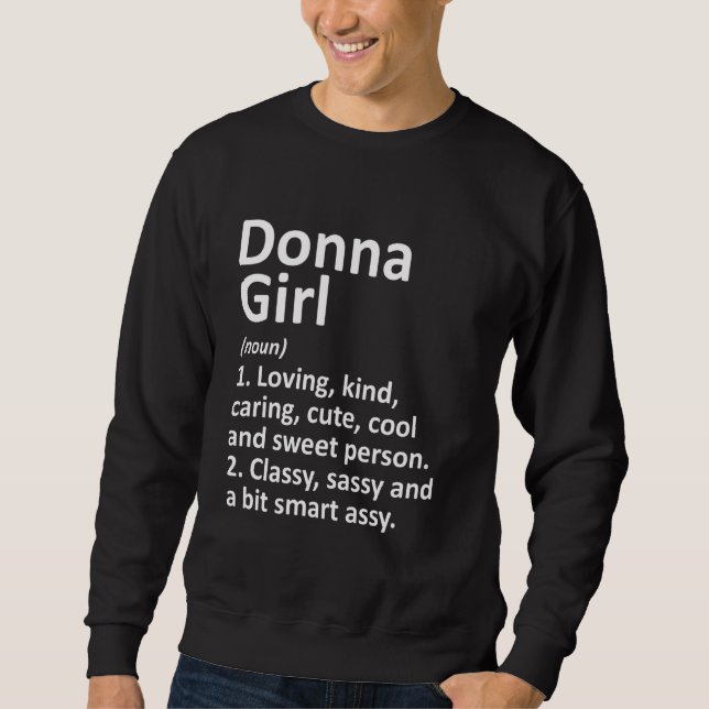 DONNA GIRL TX TEXAS Funny City Zuhause Roots Gesch Sweatshirt (Vorderseite)