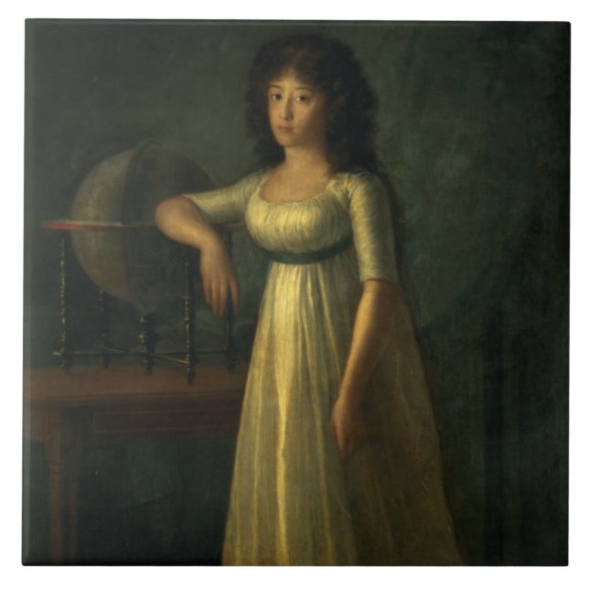 Donna Joaquina Tellez-Giron, Tochter des Herzogs Fliese (Vorderseite)