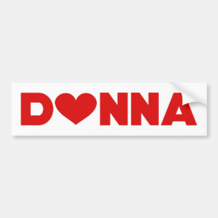 Donna Liebe Autoaufkleber