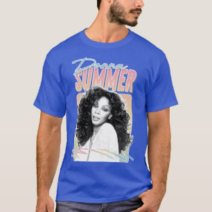 Donna Summer Retro Stil Lüfter Design 9 T-Shirt