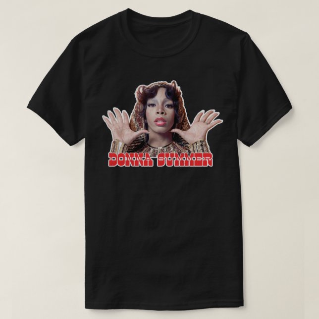 Donna Summer Retro Style Fan Design5 T-Shirt (Design vorne)