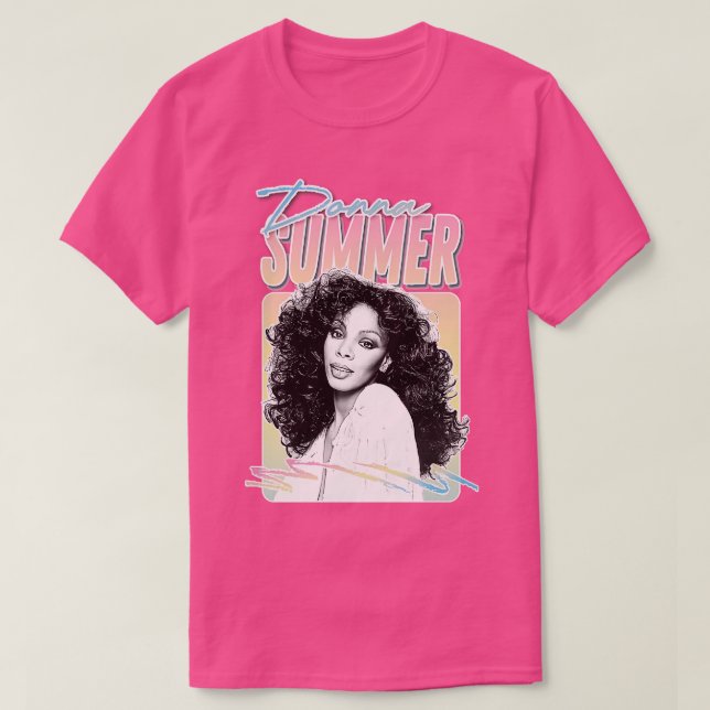 Donna Summer Retro Style Fan Design 1 T-Shirt (Design vorne)