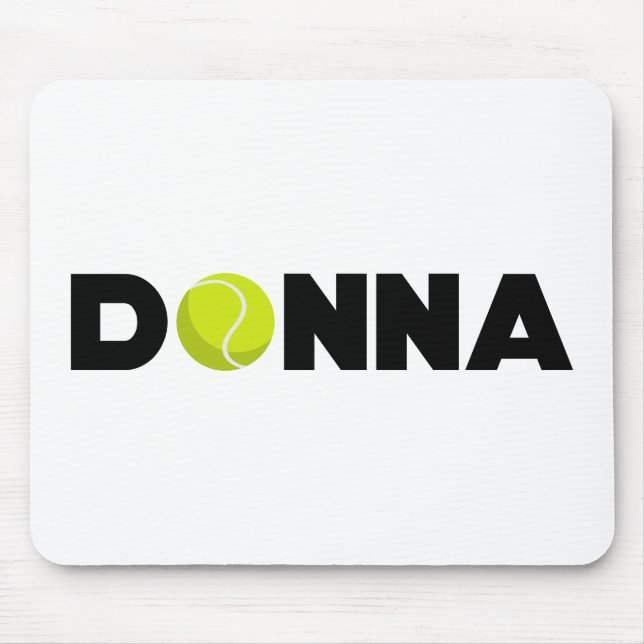 Donna Tennis Mousepad (Vorne)