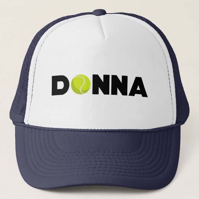 Donna Tennis Truckerkappe (Vorderseite)