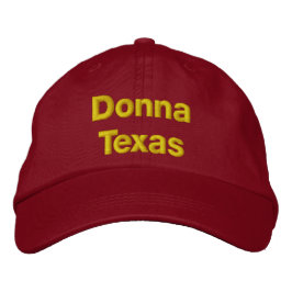 Donna Texas Bestickte Baseballkappe