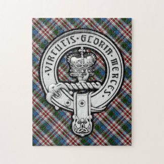 Donnachaidh (Robertson) Dress Hunting tartan Wappe Puzzle