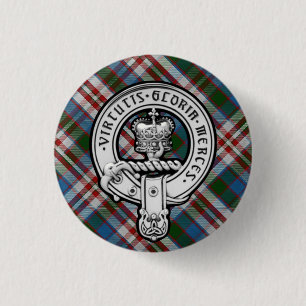 Donnachaidh (Robertson) Dress tartan Wappen Abzeic Button