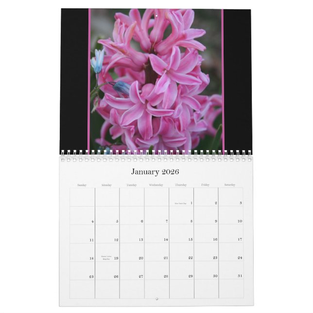 Donnas Blumen-Garten Kalender (Jan 2026)