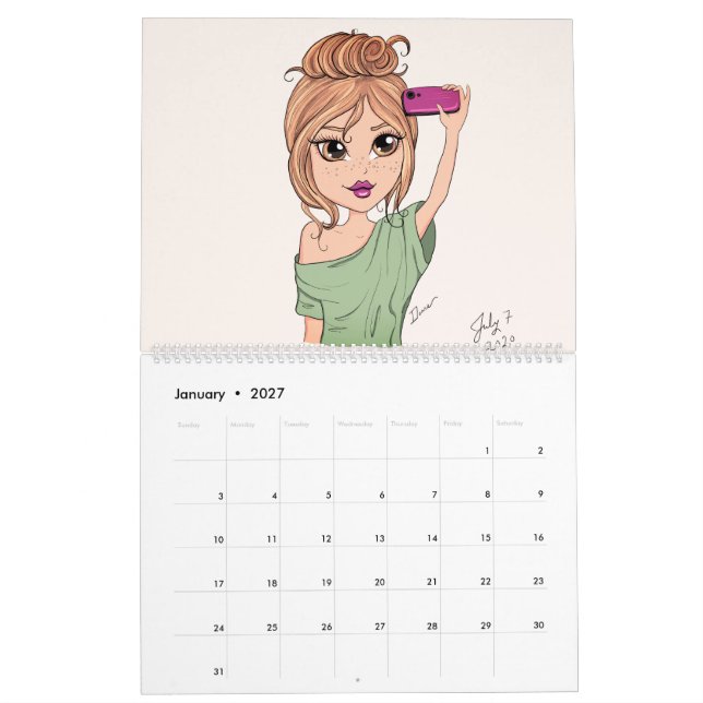 Donna's Whimsical Art II Kalender (Jan 2027)