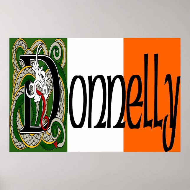 Donnelly Celtic Dragon Print Poster (Vorne)