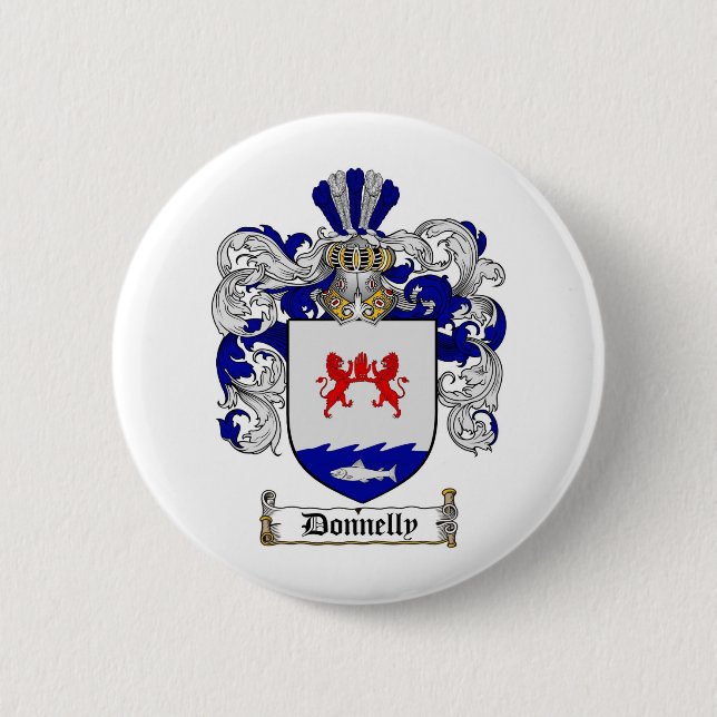 DONNELLY FAMILIENWAPPEN - DONNELLY WAPPEN BUTTON (Vorderseite)