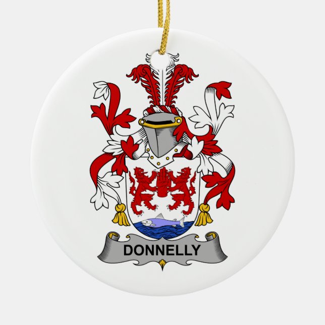 Donnelly Familienwappen Keramik Ornament (Vorne)
