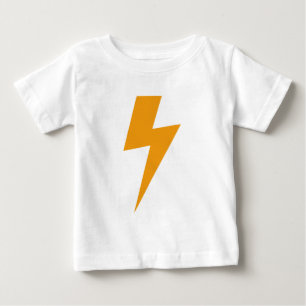 Donner Energie Gelb Druck Baby T-shirt