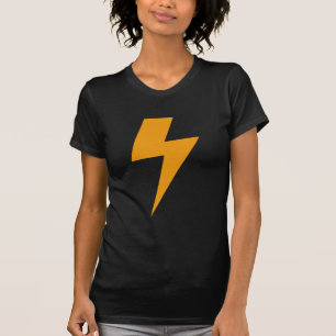 Donner Energie Gelbdruck T-Shirt