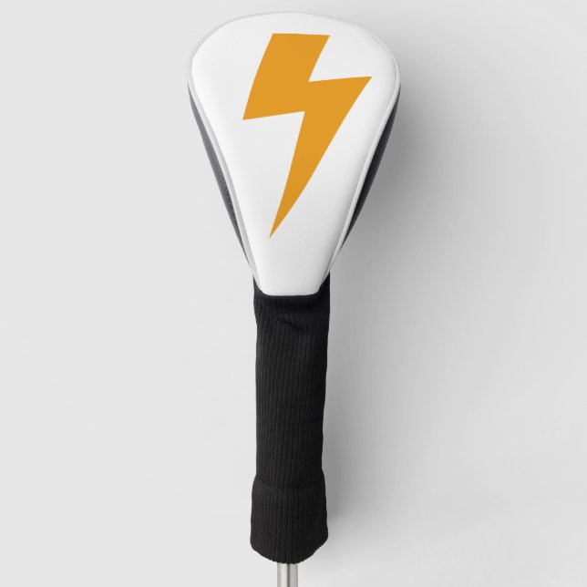 Donner Energy Power Schildgelb Golf Headcover (Vorderseite)