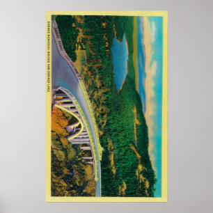 Donner Erinnerungsbrücke und Poster