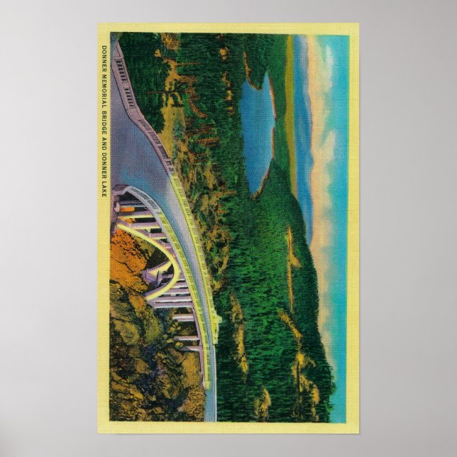 Donner-Gedenkbrücke und Poster (Vorne)