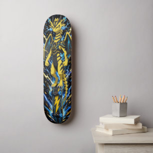 Donner Gelber Drachen Deck - Blitzbestie Skateboard