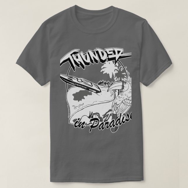Donner im Paradies T-Shirt (Design vorne)