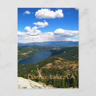 Donner Lake, Kalifornien Postkarte