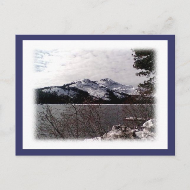 DONNER LAKE-POST-KARTE POSTKARTE (Vorderseite)
