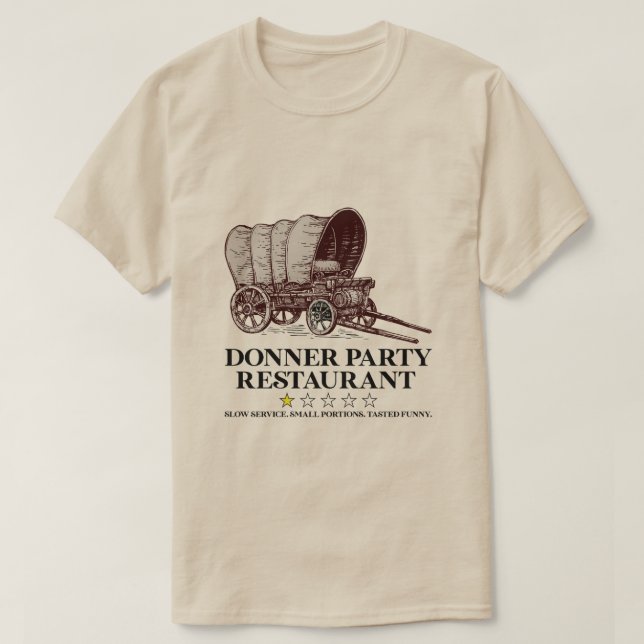 Donner Party Restaurant T-Shirt (Design vorne)
