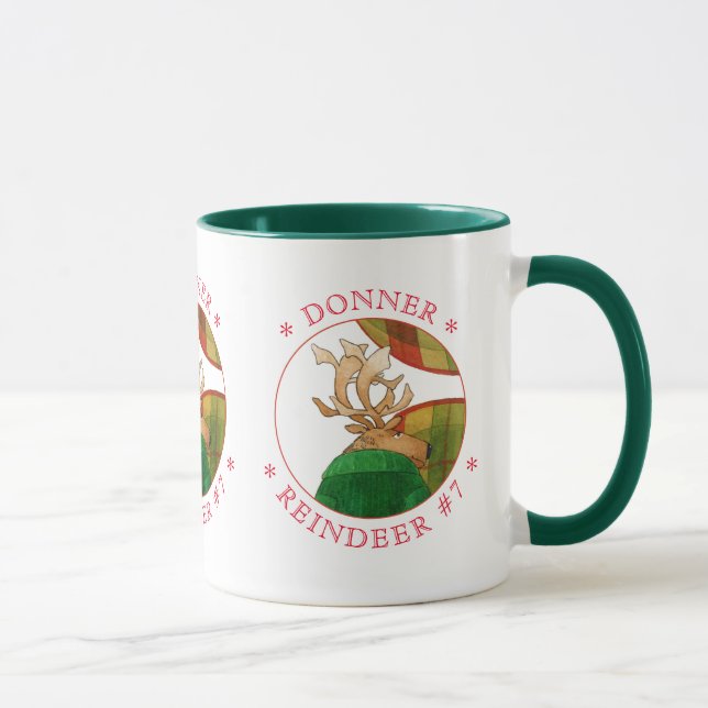 DONNER REINDEER Junter Green Combo Tasse (Rechts)