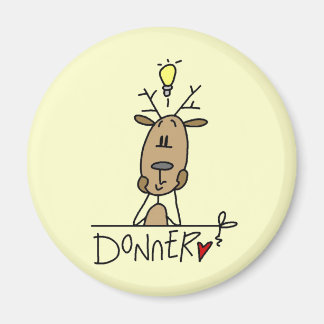 Donner Reindeer Weihnachtsgeschenke und T - Shirt Magnet