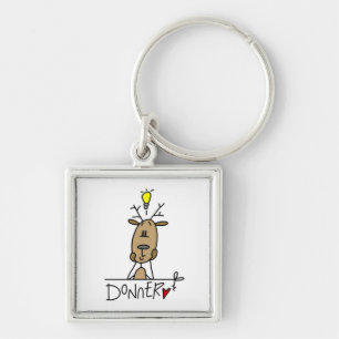 Donner Reindeer Weihnachtsgeschenke und T - Shirt Schlüsselanhänger