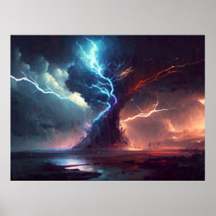 Donner und Blitz Poster