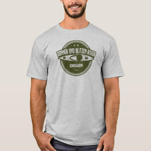 Donner und Blitzen Fluss Oregon Kayaking T-Shirt