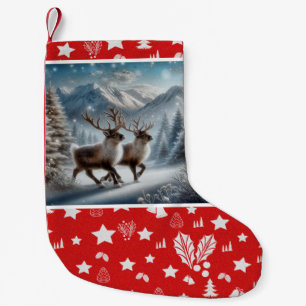 Donner-und-Blitzen-Weihnachtsstrumpf Kleiner Weihnachtsstrumpf