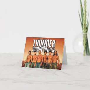 Donner von unten unter Notecards Karte