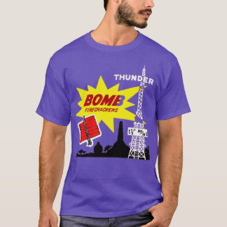 Donnerbombe Retro Vintage Feuerwerk T-Shirt