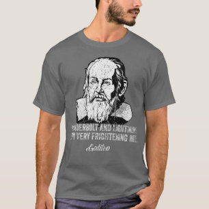 Donnerkeil Blitz Galileo Philosoph T-Shirt