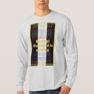 Donnerstag wöchentliche Erinnerung Kollektion Basi T-Shirt