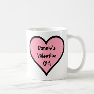 Donnies Valentinsgruß-Mädchen Kaffeetasse