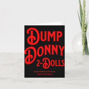 Donny 2 Dollar - Trump-Zolltarife - Spaß C Karte